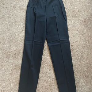 Elegant Black Straight Leg Women's Pants